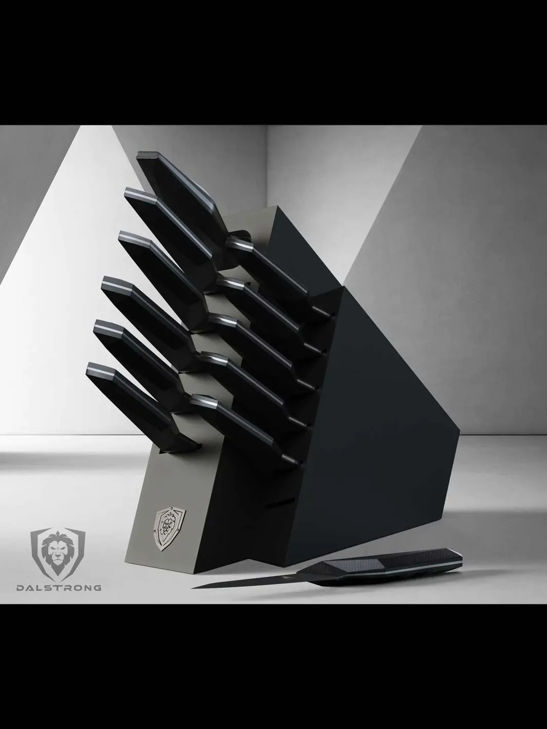 12-Piece Knife Block Set | Shadow Black Series | NSF Certified | Dalstrong ©