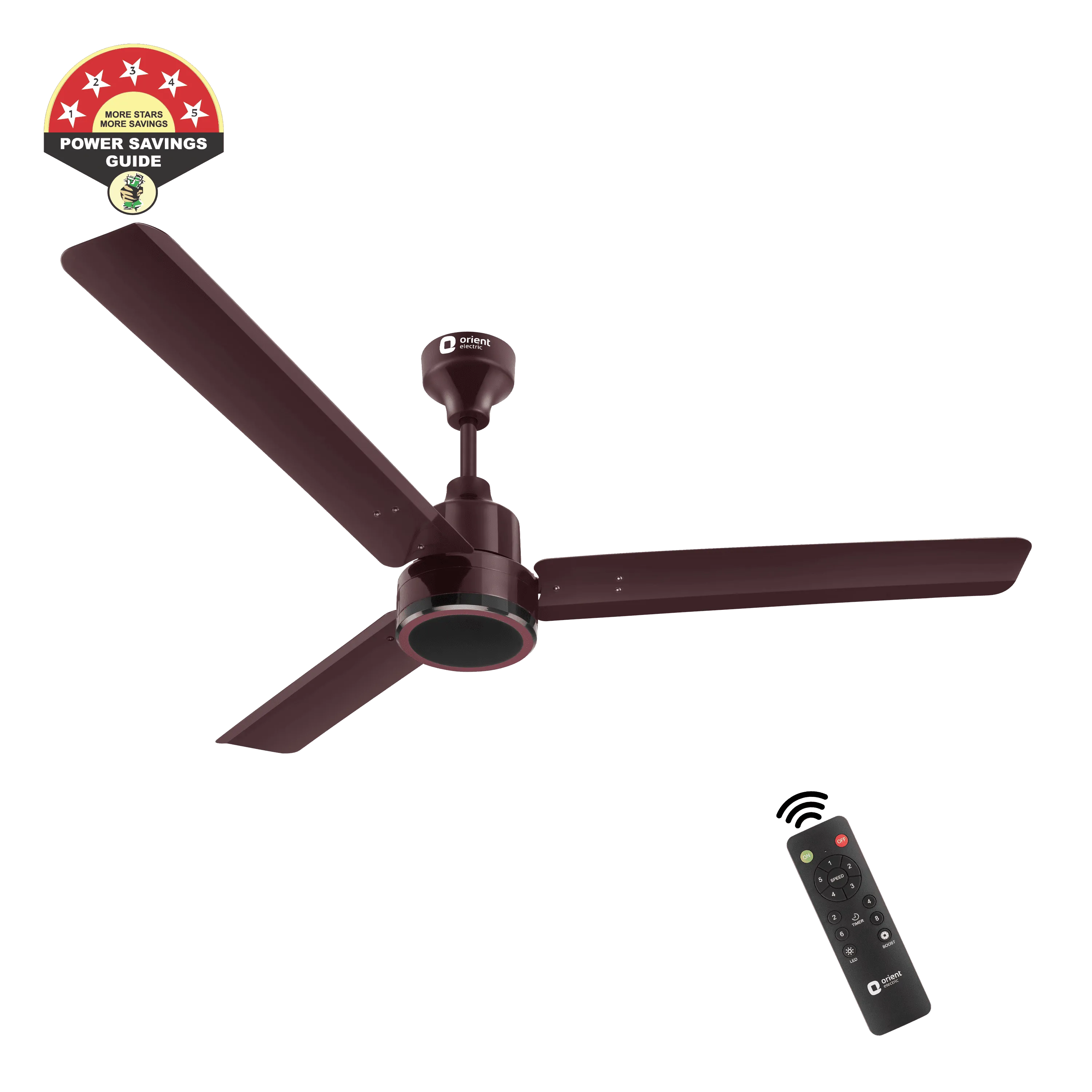 1200mm Ecotech Prime BLDC 5 Star Rated Ceiling Fan With Remote