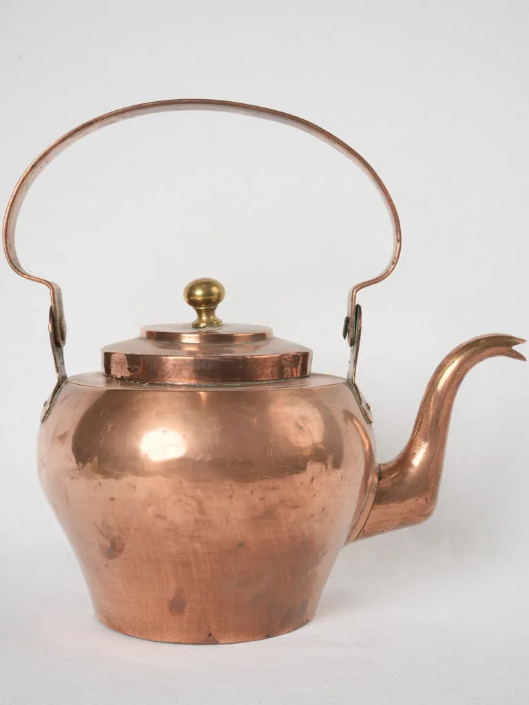 19th century French copper kettle - 8 liter