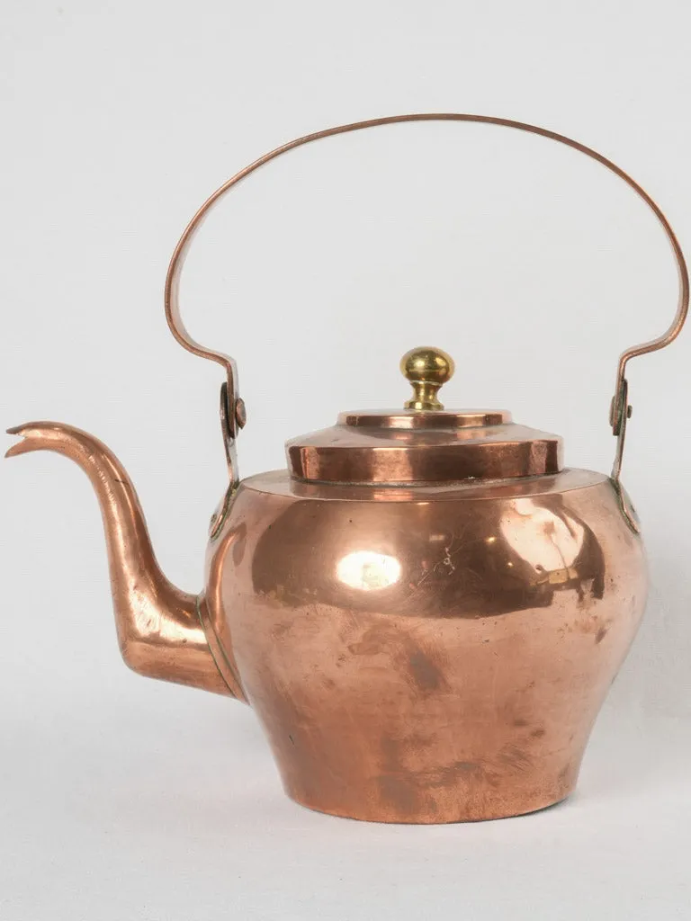 19th century French copper kettle - 8 liter