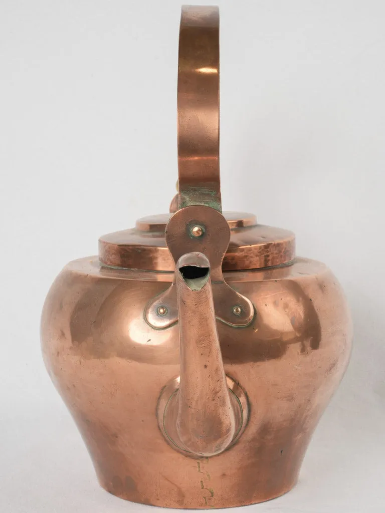 19th century French copper kettle - 8 liter