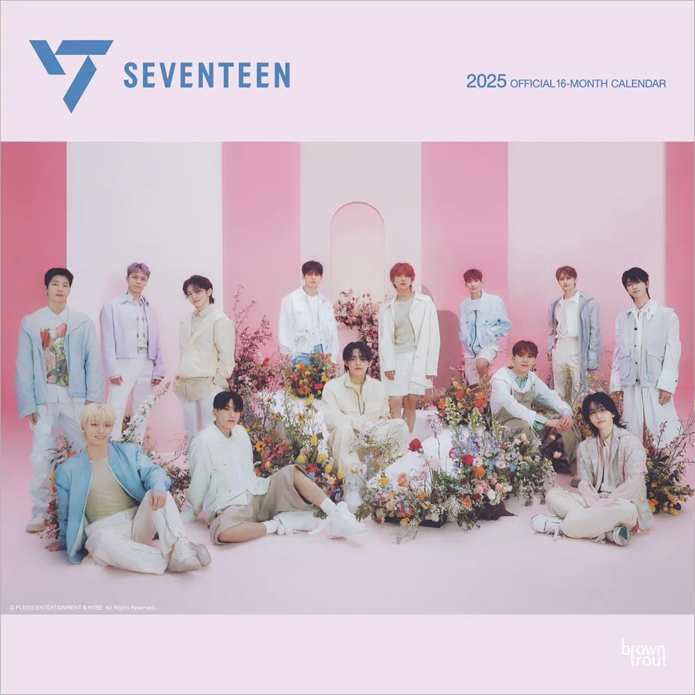 2025 Seventeen Wall Calendar