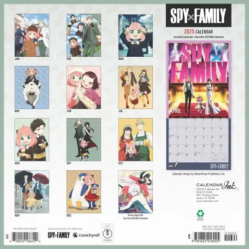 2025 Spy X Wall Calendar