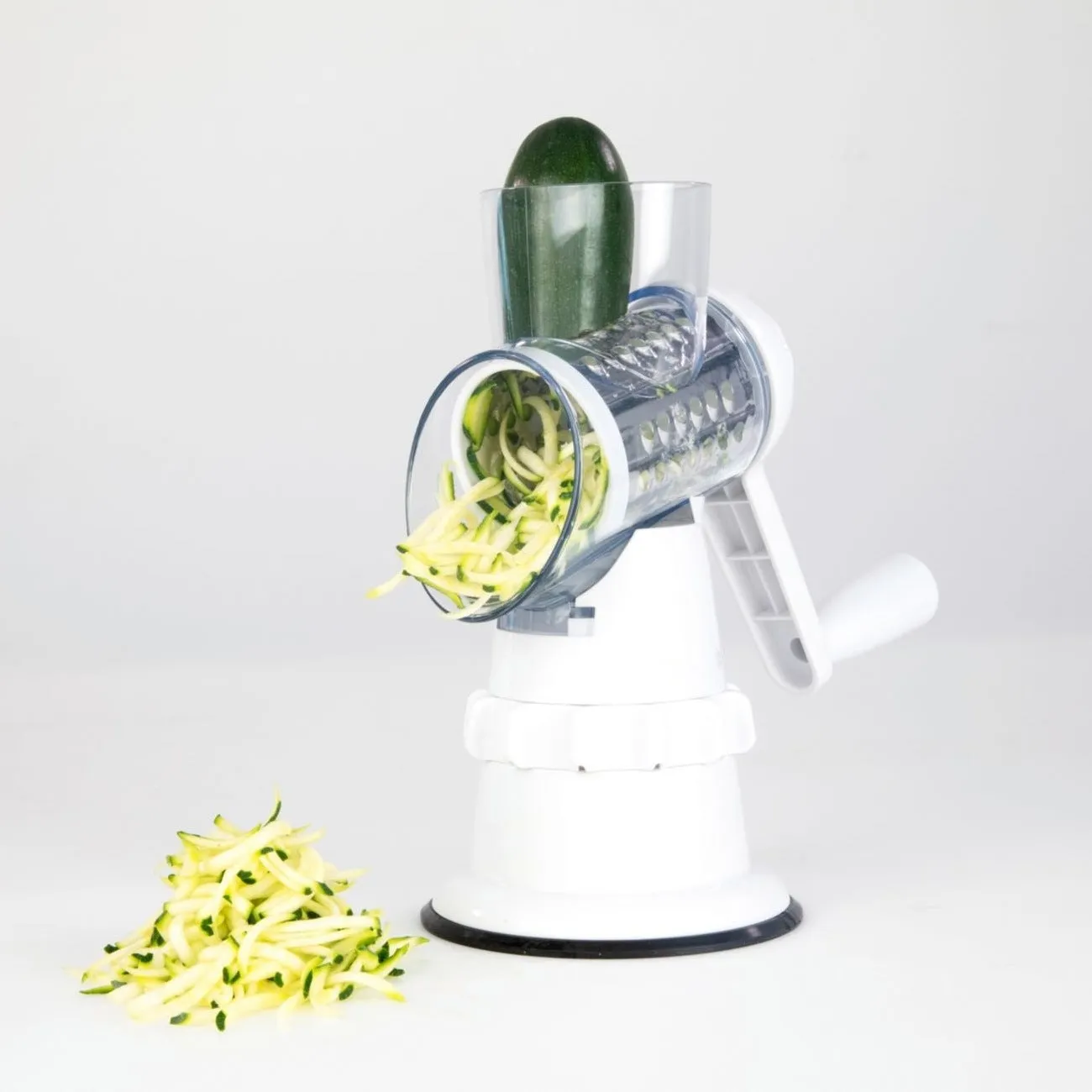 3 In 1 Vegetable Slicer Manual Grate Cutter Round Chopper Mandolin Shredder