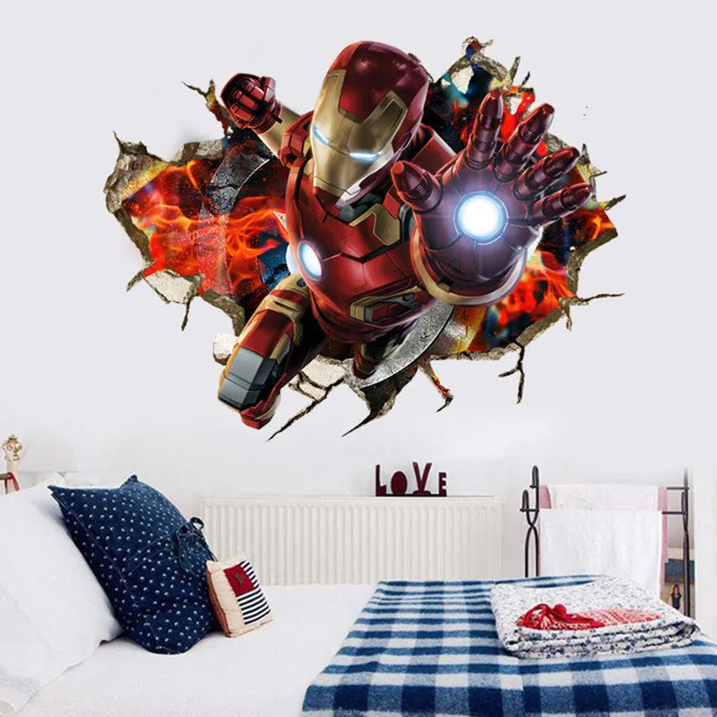 3D Iron Man Wall Decal