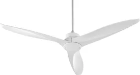 60" Ceiling Fan from the Kress Collection in Studio White Finish by Quorum