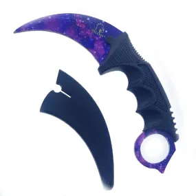 7 1/2" Purple Necklace Knife (Karambit)