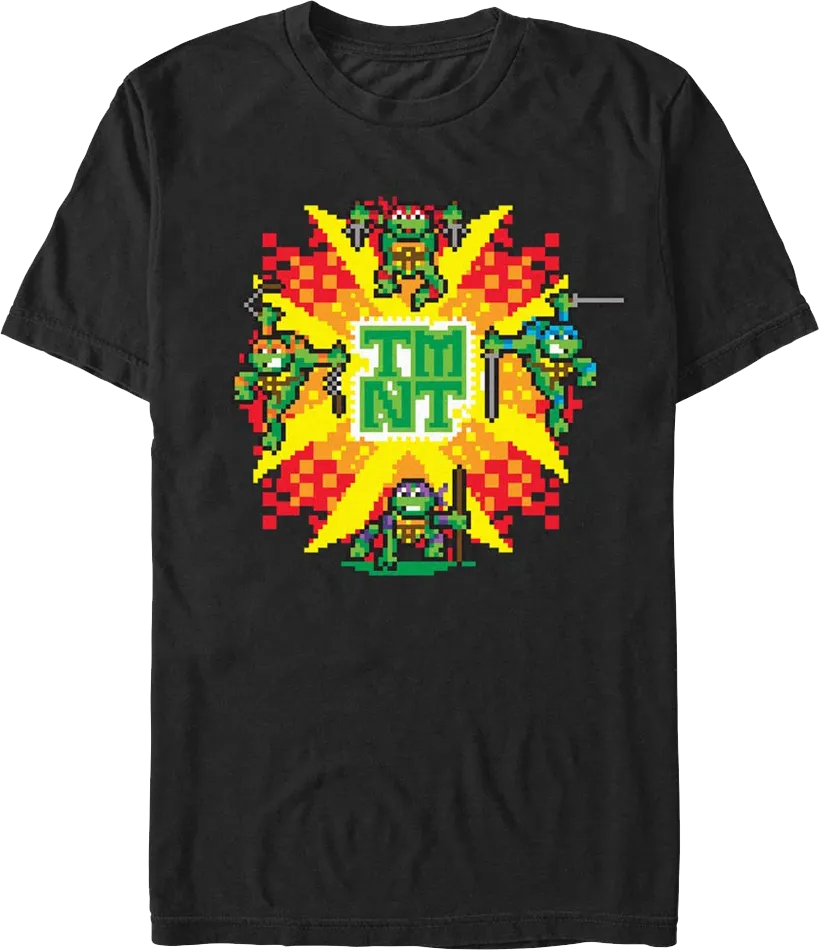 8-Bit Explosion Teenage Mutant Ninja Turtles T-Shirt