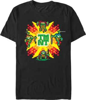 8-Bit Explosion Teenage Mutant Ninja Turtles T-Shirt