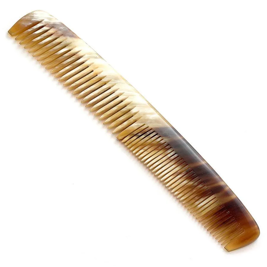 Abbeyhorn Ox Horn Double-Tooth 185mm Large Comb