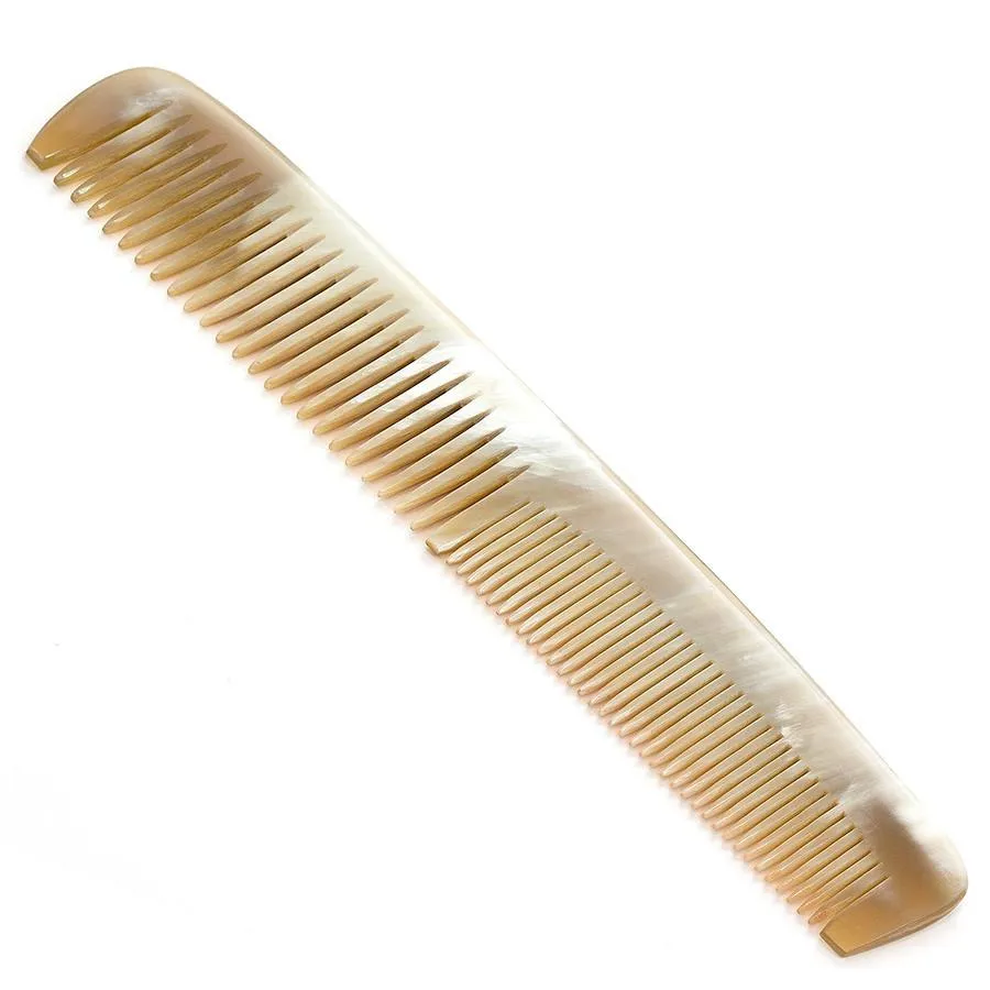 Abbeyhorn Ox Horn Double-Tooth 185mm Large Comb