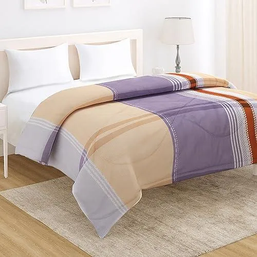 AC Comforter and Bedding Set for Double Bed, Pastel Checks