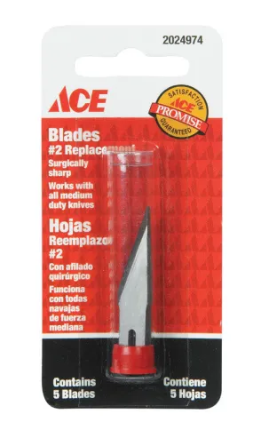 Ace Medium Duty Replacement Blade 5 pk