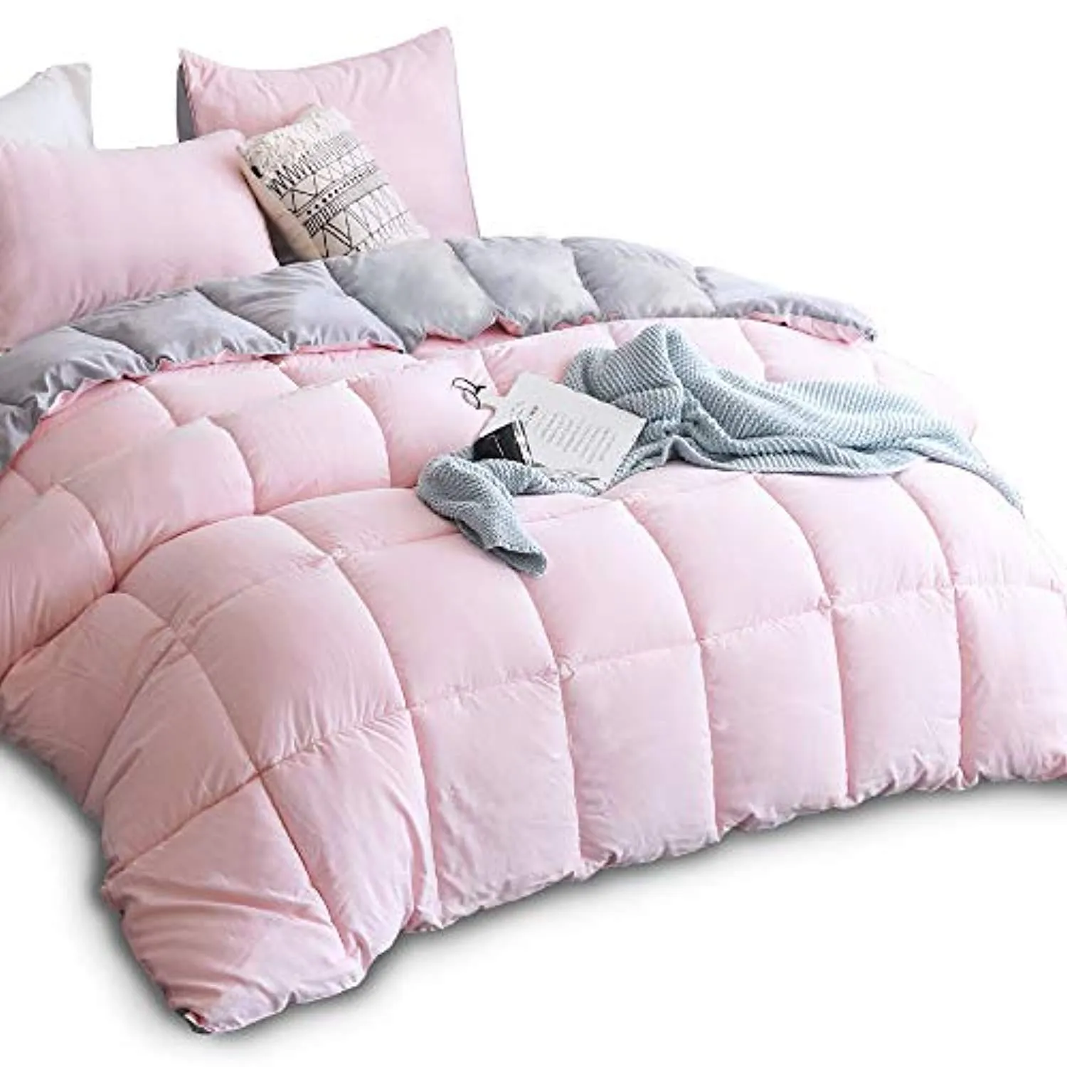 All Season Down Alternative Quilted Comforter Set with Sham(s)