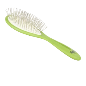 alloy pin brush with biodegradable handle