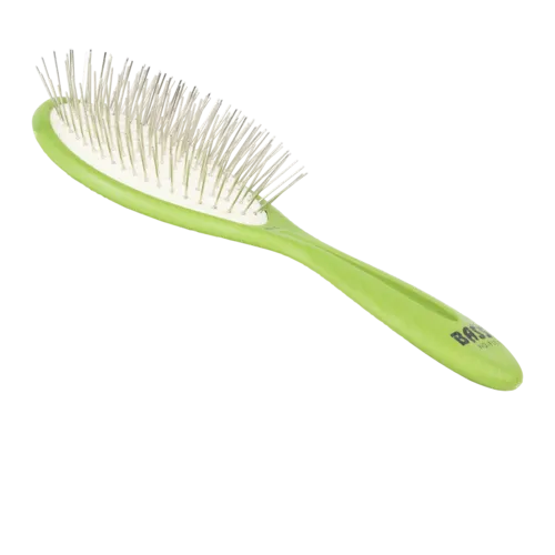 alloy pin brush with biodegradable handle