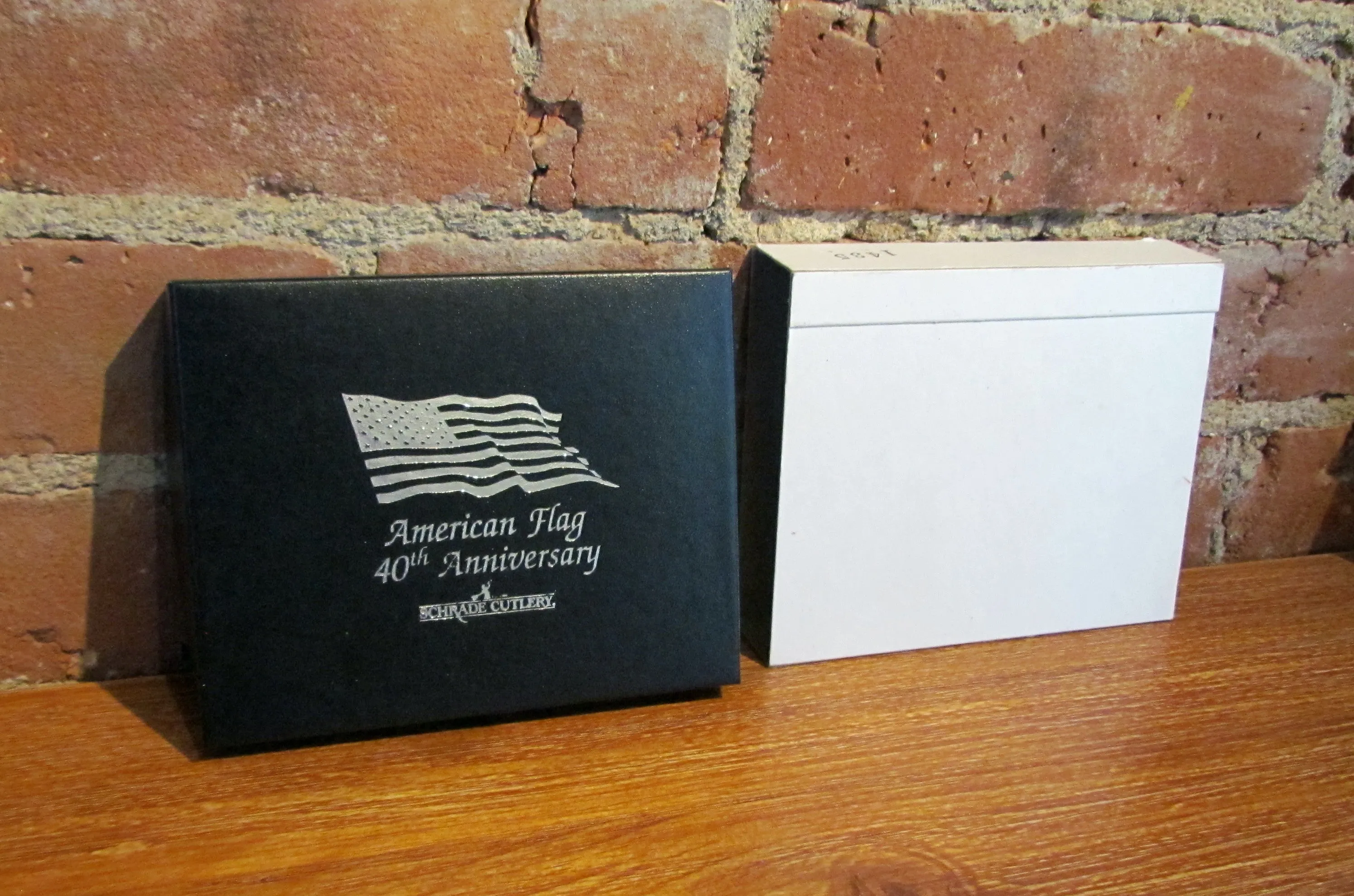 American Flag 40th Anniversary Locking Pocket Knife Schrade Cutlery Mint NIB