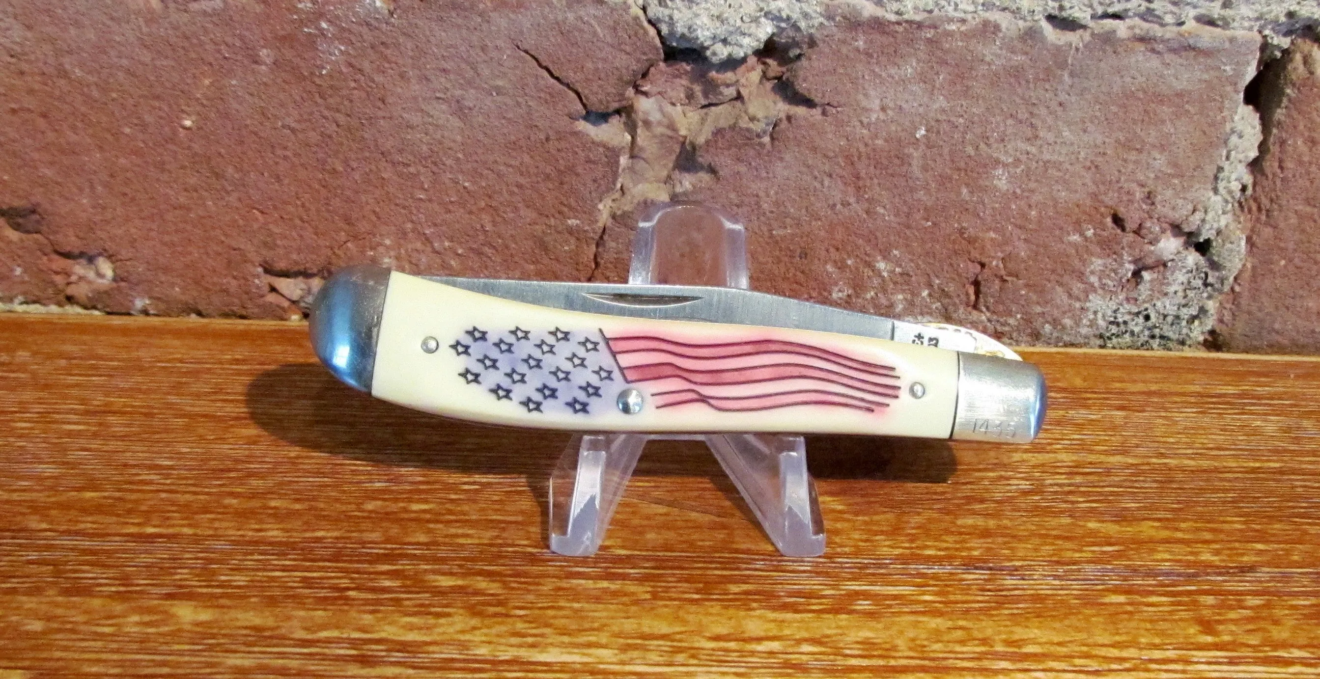 American Flag 40th Anniversary Locking Pocket Knife Schrade Cutlery Mint NIB