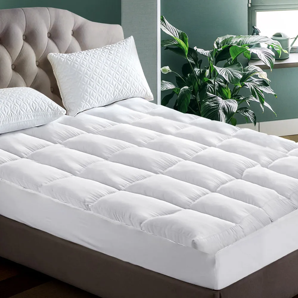 Anti-Allergy Mattress Topper Double 1000GSM - Giselle Bedding