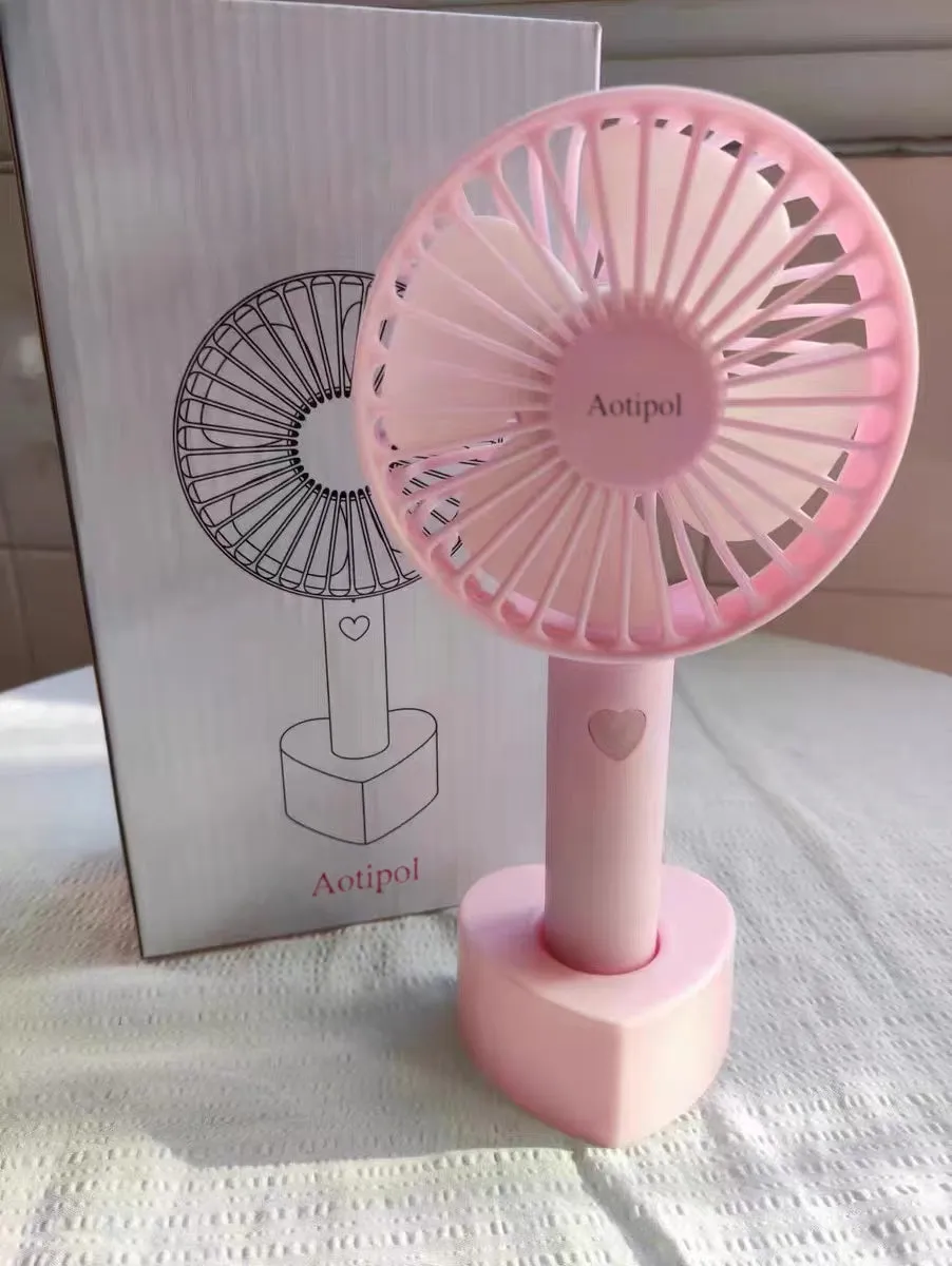 Aotipol hand-held electric fan,portable electric fan rechargeable battery