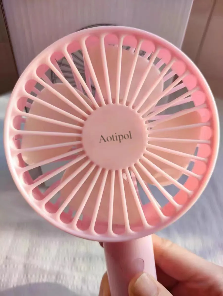 Aotipol hand-held electric fan,portable electric fan rechargeable battery