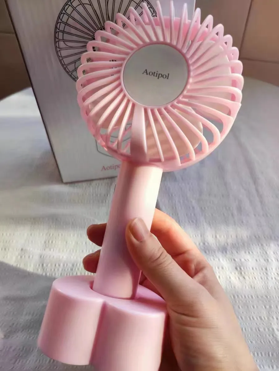 Aotipol hand-held electric fan,portable electric fan rechargeable battery