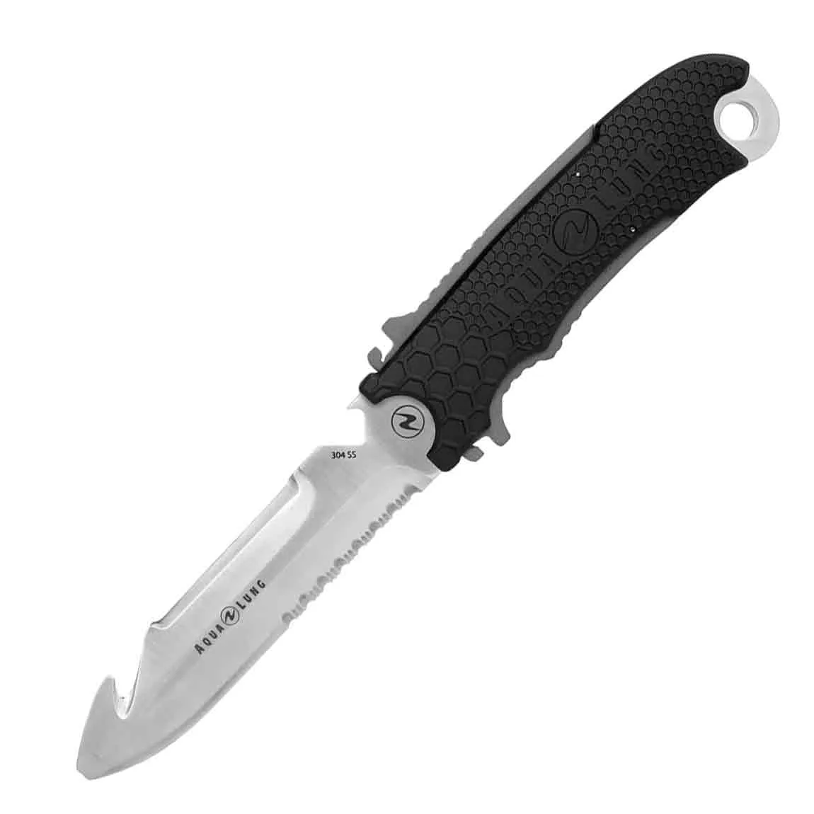 Aqua Lung Big Squeeze Blunt Tip Stainless Steel Dive Knife