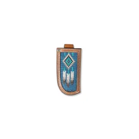 Ariat Southwestern Inlay Brown Knife Sheath