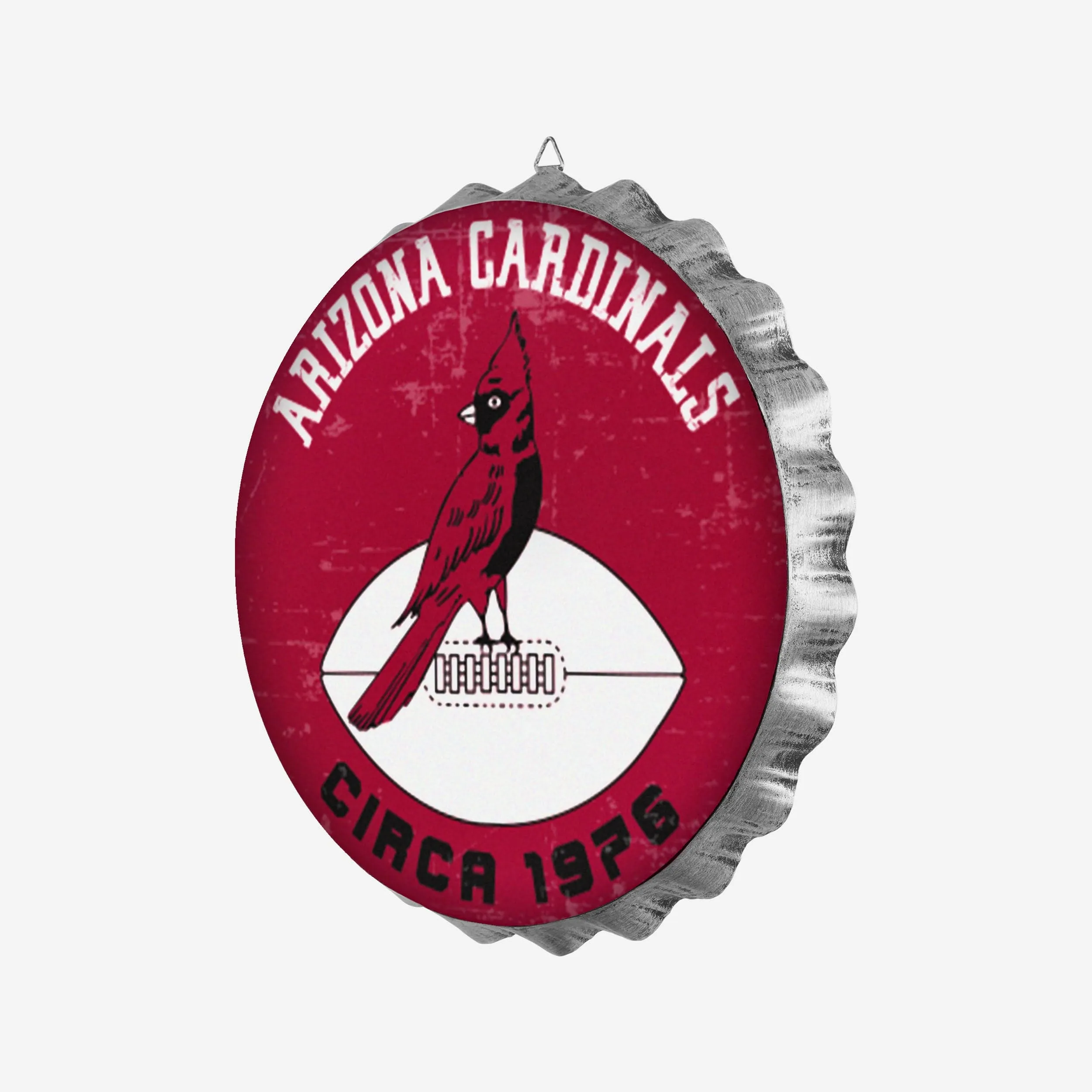 Arizona Cardinals Retro Bottle Cap Wall Sign