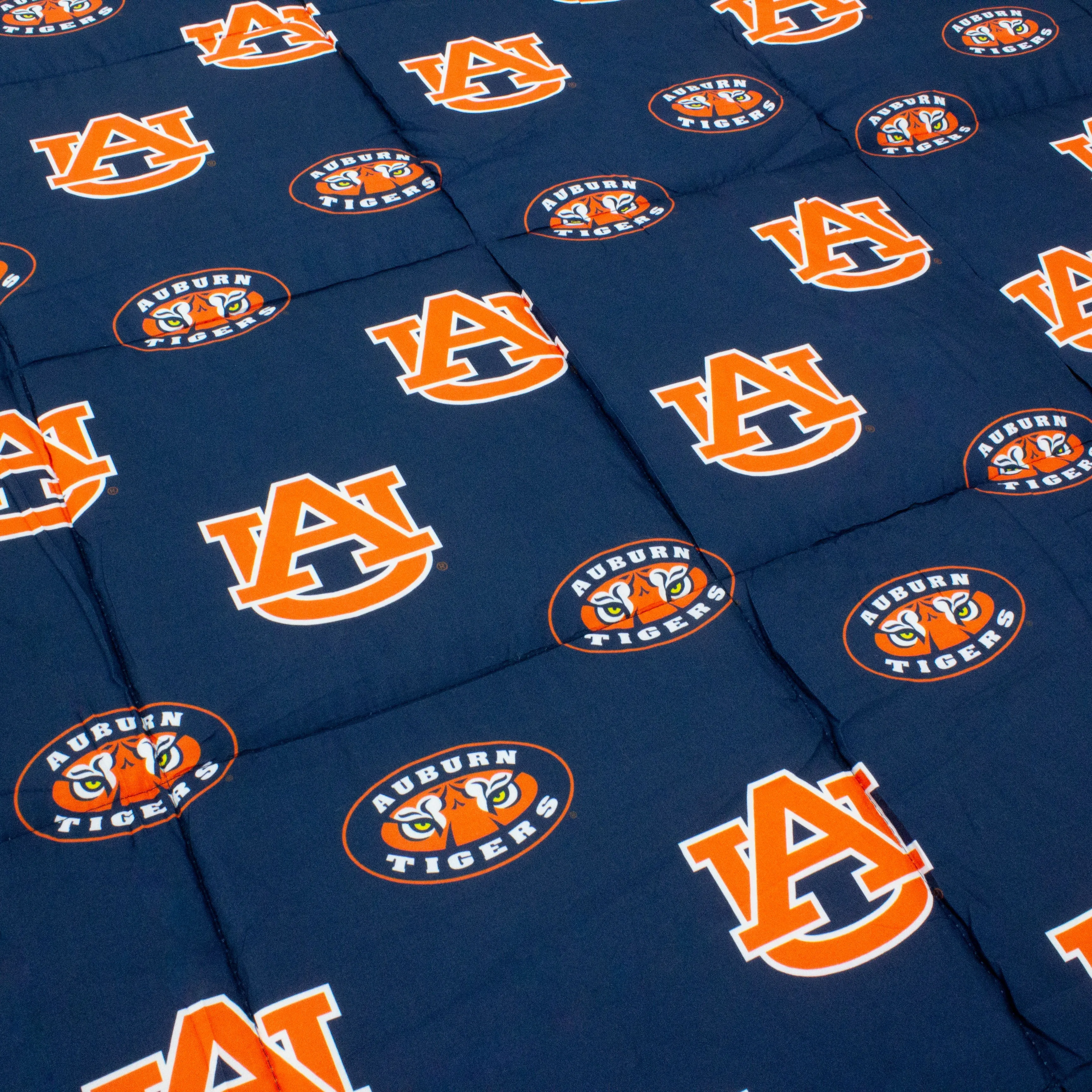 Auburn Tigers Reversible Big Logo Soft and Colorful Comforter