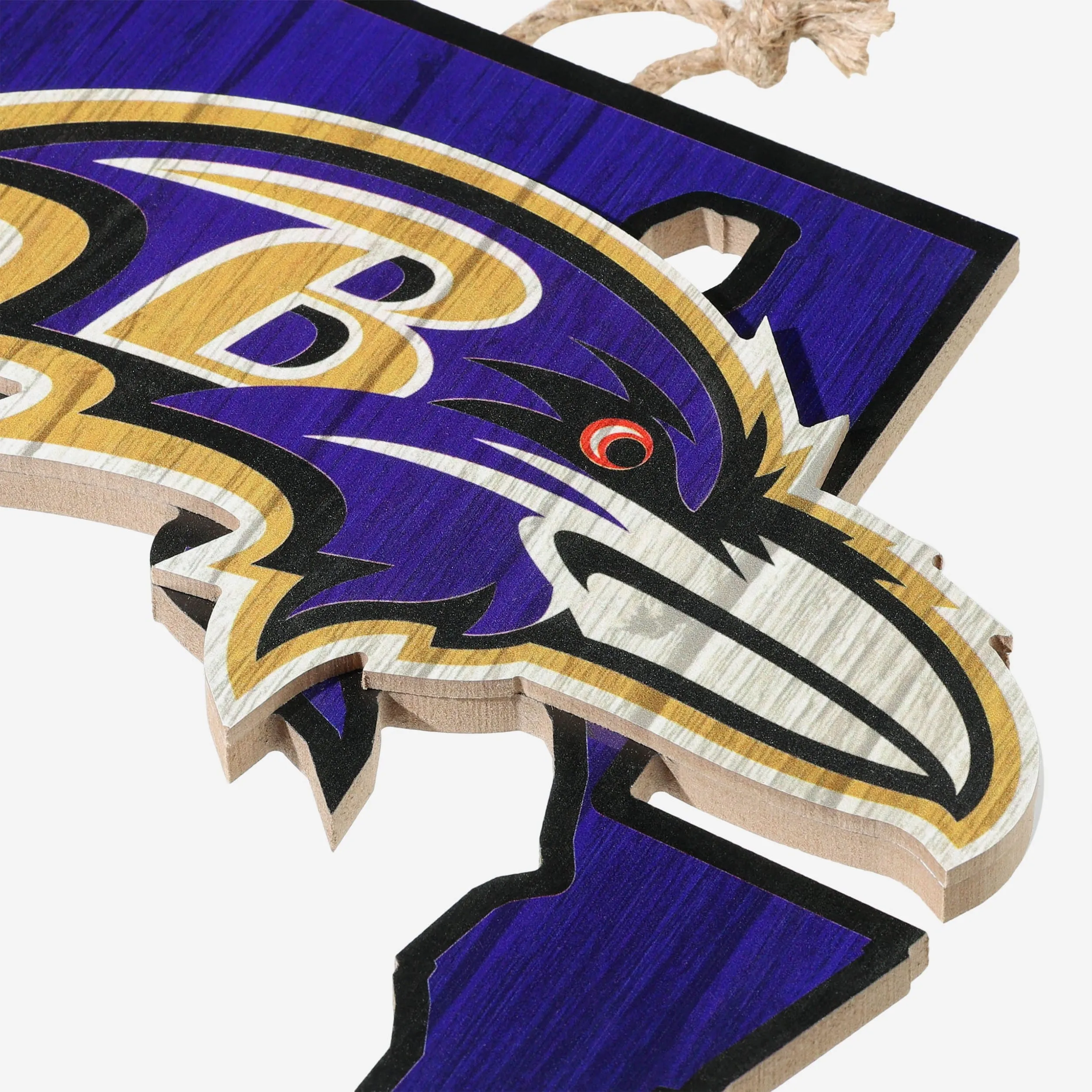 Baltimore Ravens Wood State Sign