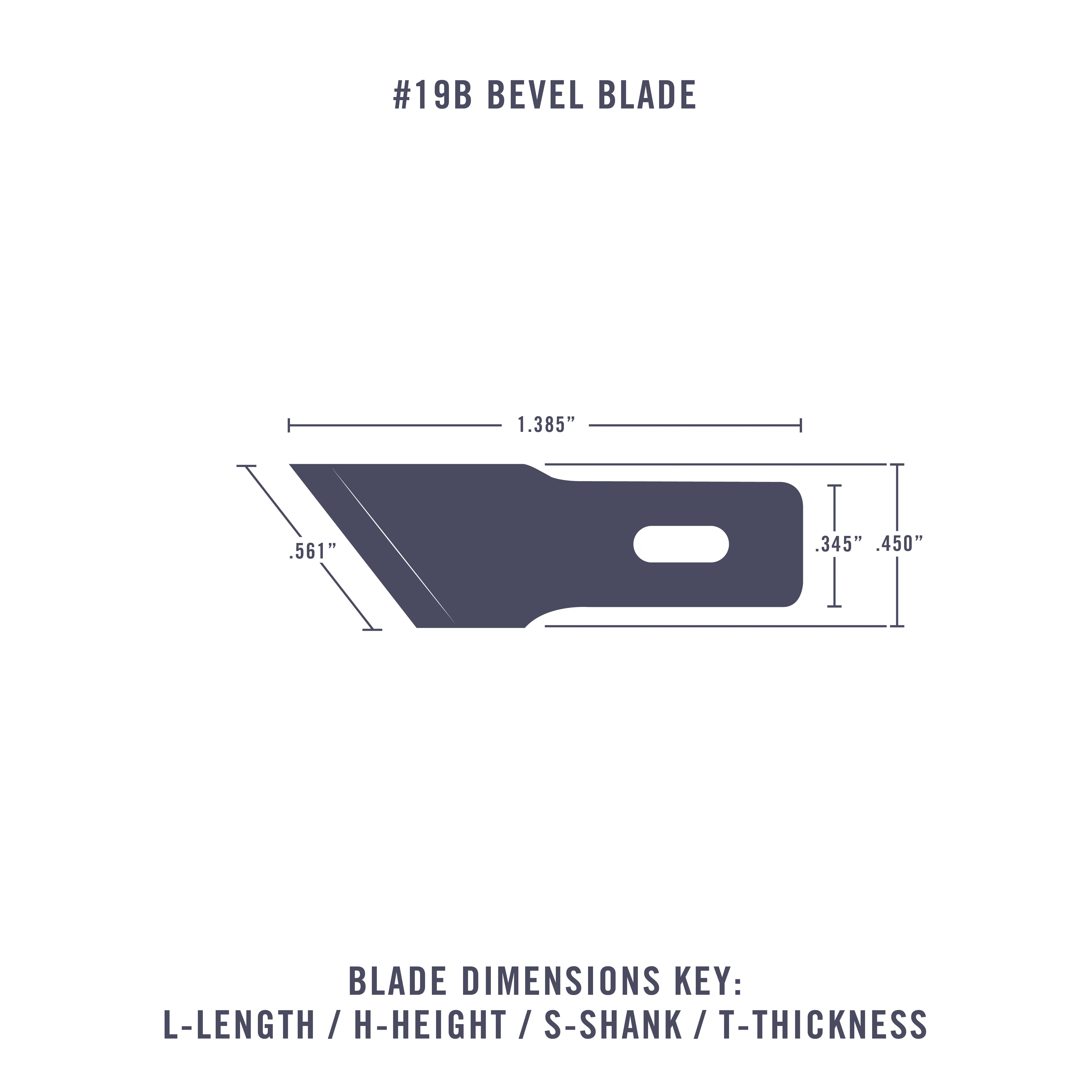 Bevel Blade #19B