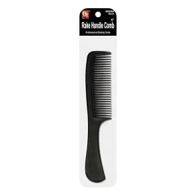 BLACK RAKE HANDLE COMB (8 ")