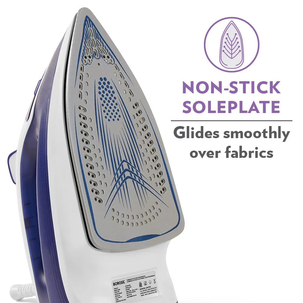 Borosil PurpleGlide Steam Iron