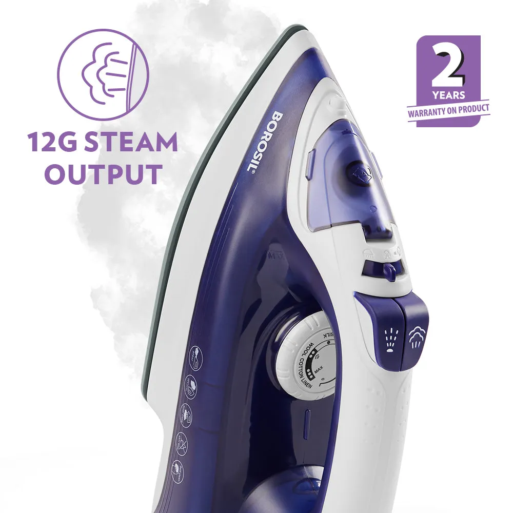 Borosil PurpleGlide Steam Iron