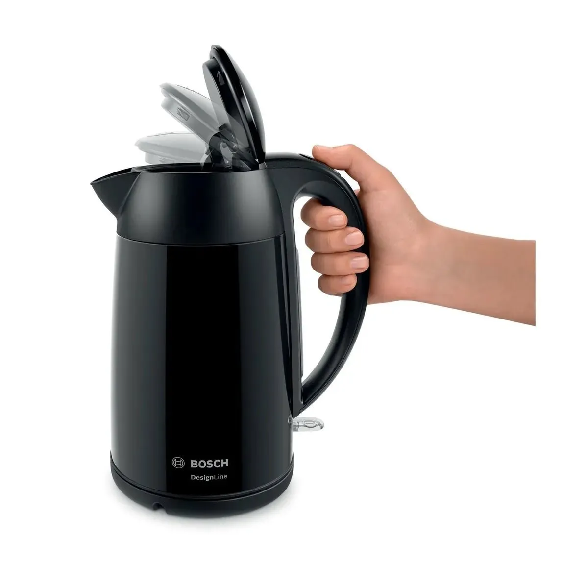 Bosch TWK3P423GB 1.7L 3KW Designline Kettle - Black