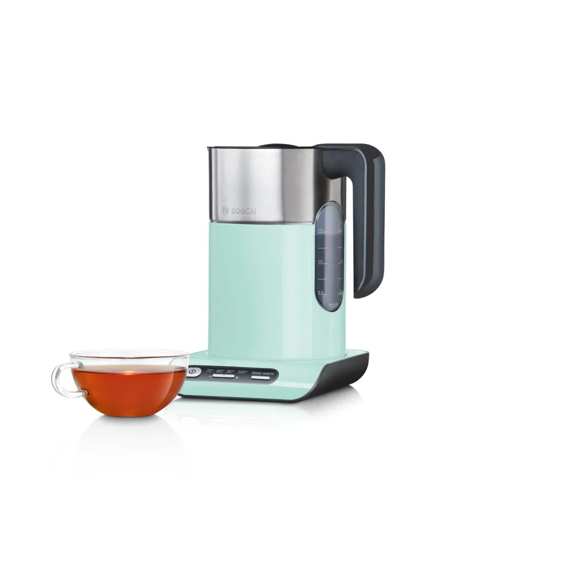 Bosch Twk8612p Electric Kettle 1.5 L 2000 W Black, Grey, Turquoise