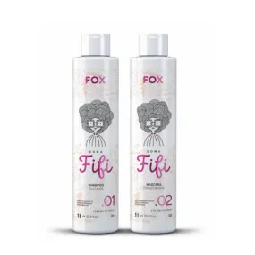 Brazilian Dona Fifi Cuticle Sealing Straightener Progressive Brush Kit 2x1L - Fox