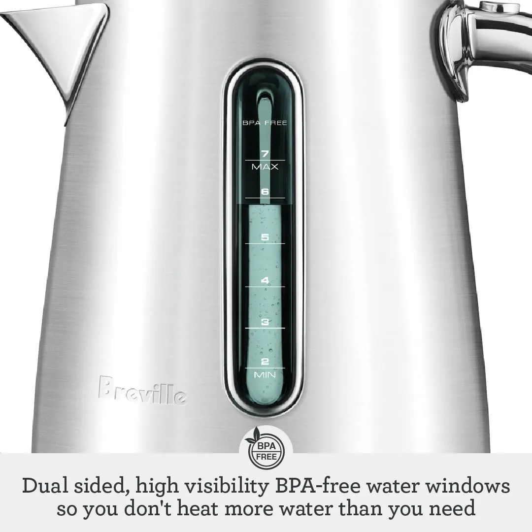 Breville BKE845BSS1BUS1 the Smart Kettle Luxe Tea Kettle