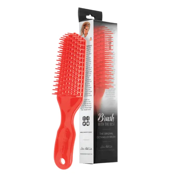 Brush With The Best - Felicia Leatherwood Detangler Brush - Red