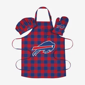 Buffalo Bills Plaid Chef Set