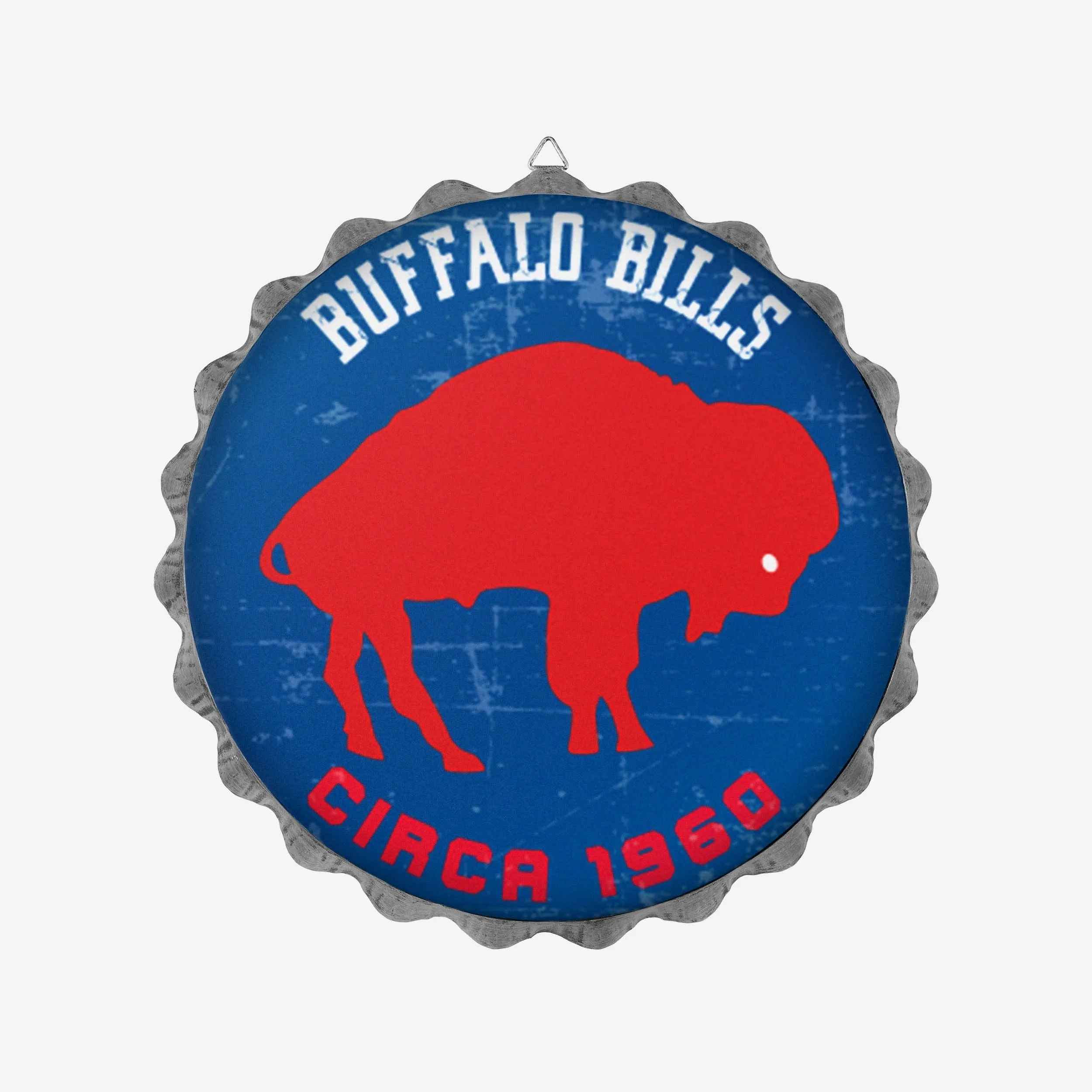 Buffalo Bills Retro Bottle Cap Wall Sign