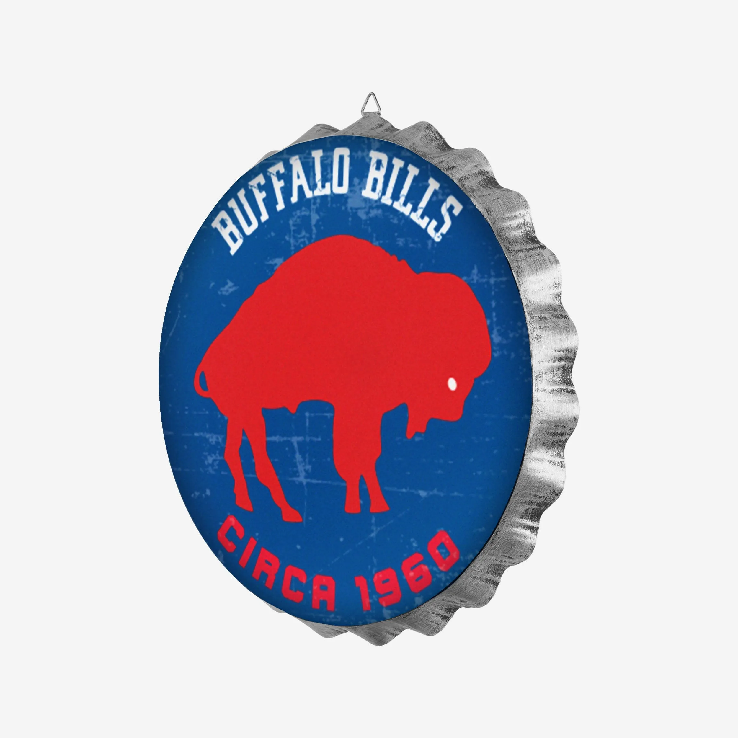 Buffalo Bills Retro Bottle Cap Wall Sign