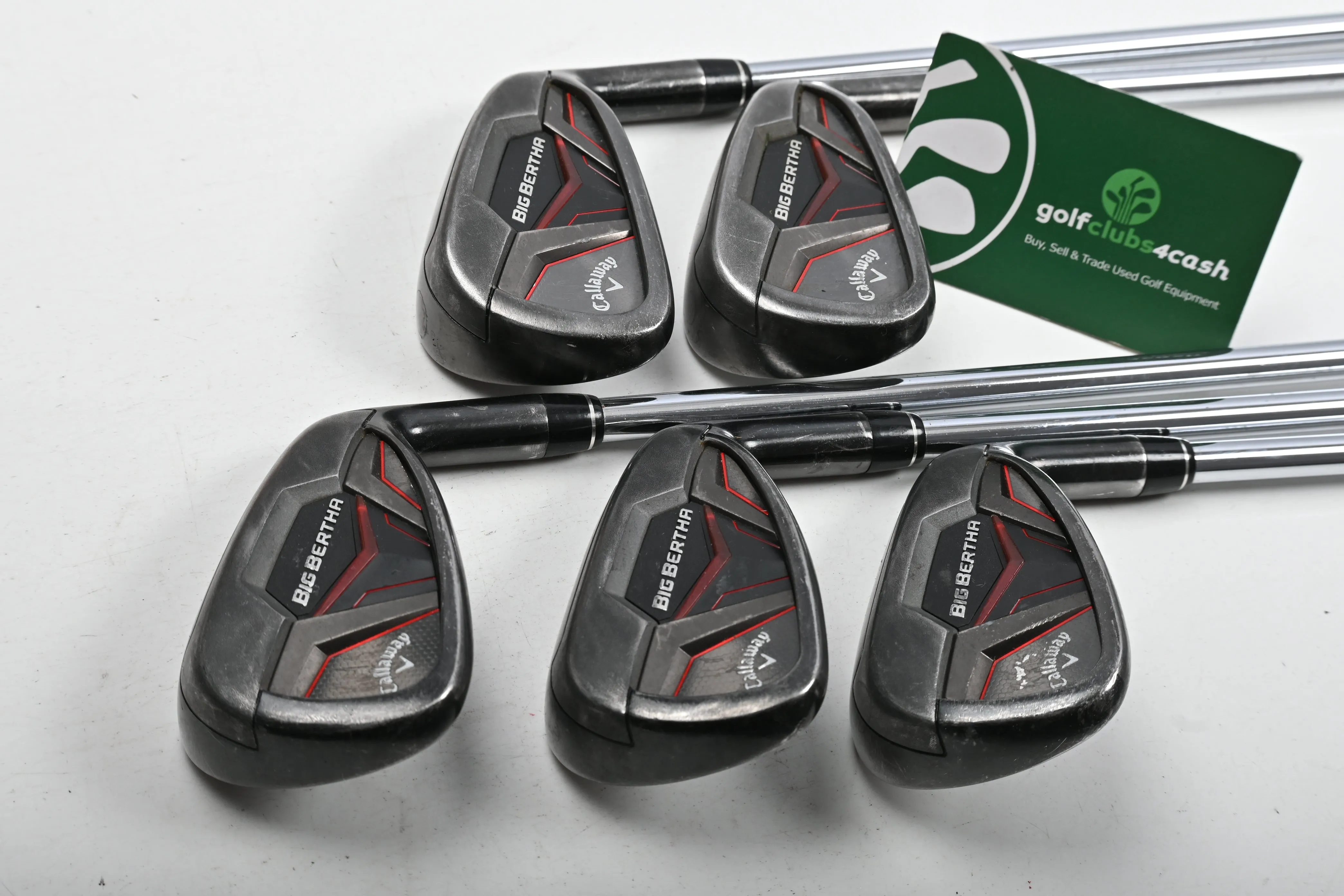 Callaway Big Bertha CF19 Irons / 6-PW / Red / Regular Flex Elevate 95 Shafts