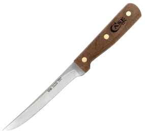 *Case Cutlery Boning 6", Walnut handle, Stainless Steel. XX635 Pattern