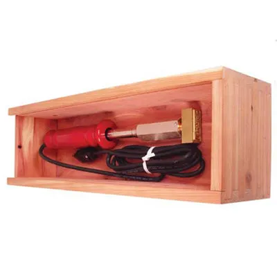 Cedar Branding Iron Storage Box – Standard