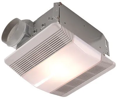 Ceiling Bath Fan-light 70 Cfm 3.0 Sones White