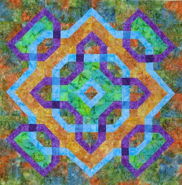 Celtic Rings Quilt KCS-CRe - Downloadable Pattern