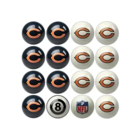 Chicago Bears Home & Away Billiard Ball Set