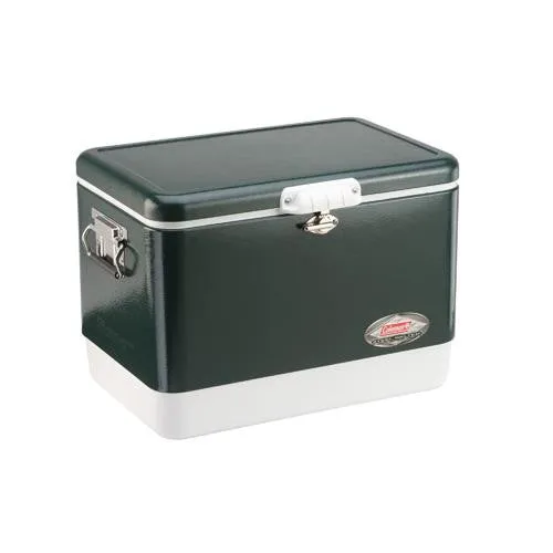 Cooler, 54 Quart - Steel Belted Green